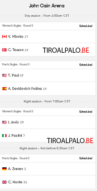 australia open dia6 partidos central 2026