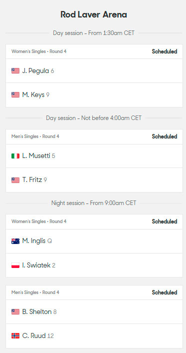 australia open dia9 partidos central 2026 tiroalpalo